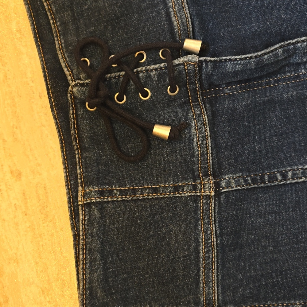 Free People Blue Denim Mini Skirt - Picture 5 of 8